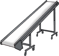Plastic industry conveyors suppliers - Incline Conveyors