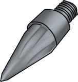 Injection moulding screw tip icon